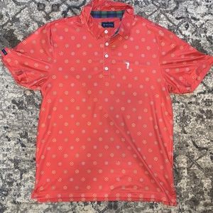 Orange William Murray Golf Polo (Large)